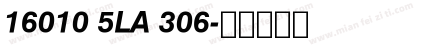 16010 5LA 306字体转换